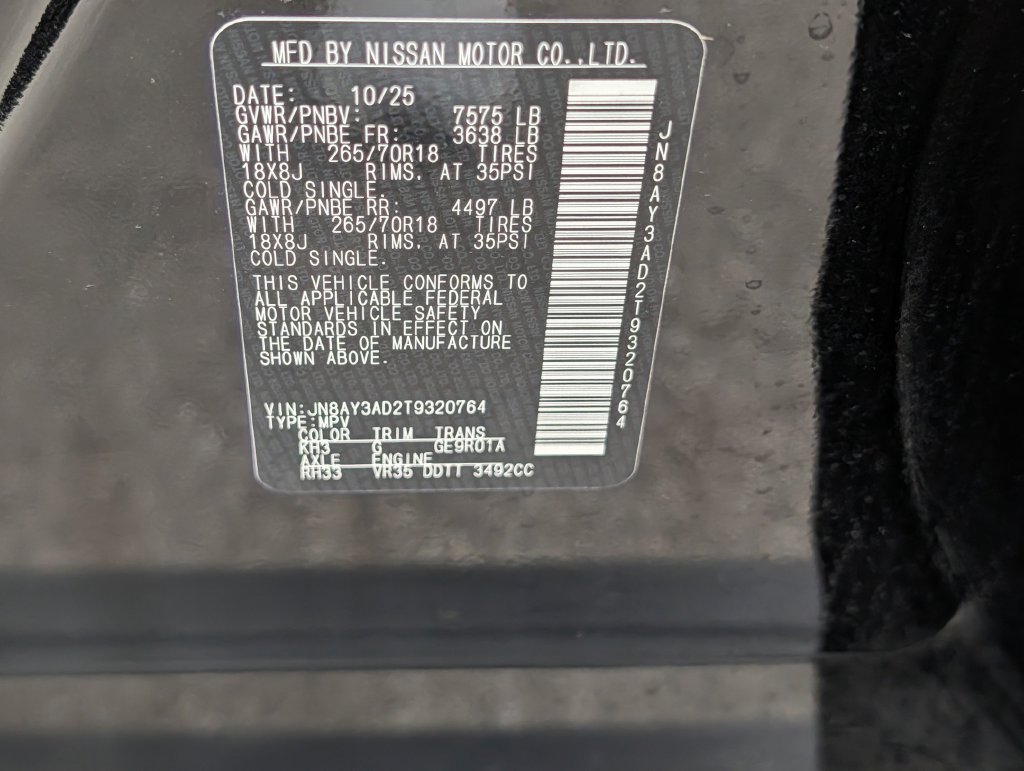Used 2026 Nissan Armada SV RWD image 35