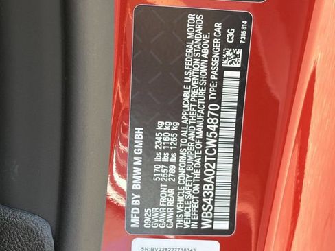 Used 2026 BMW M4 xDrive Competition AWD/4WD image 31