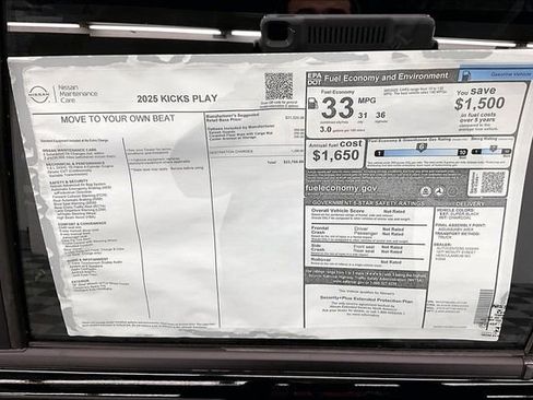 New 2025 Nissan Kicks Play S FWD image 34