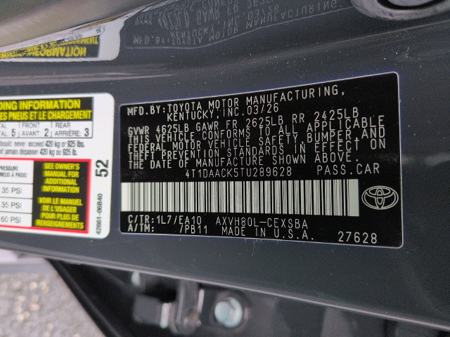 Certified 2026 Toyota Camry SE FWD image 14