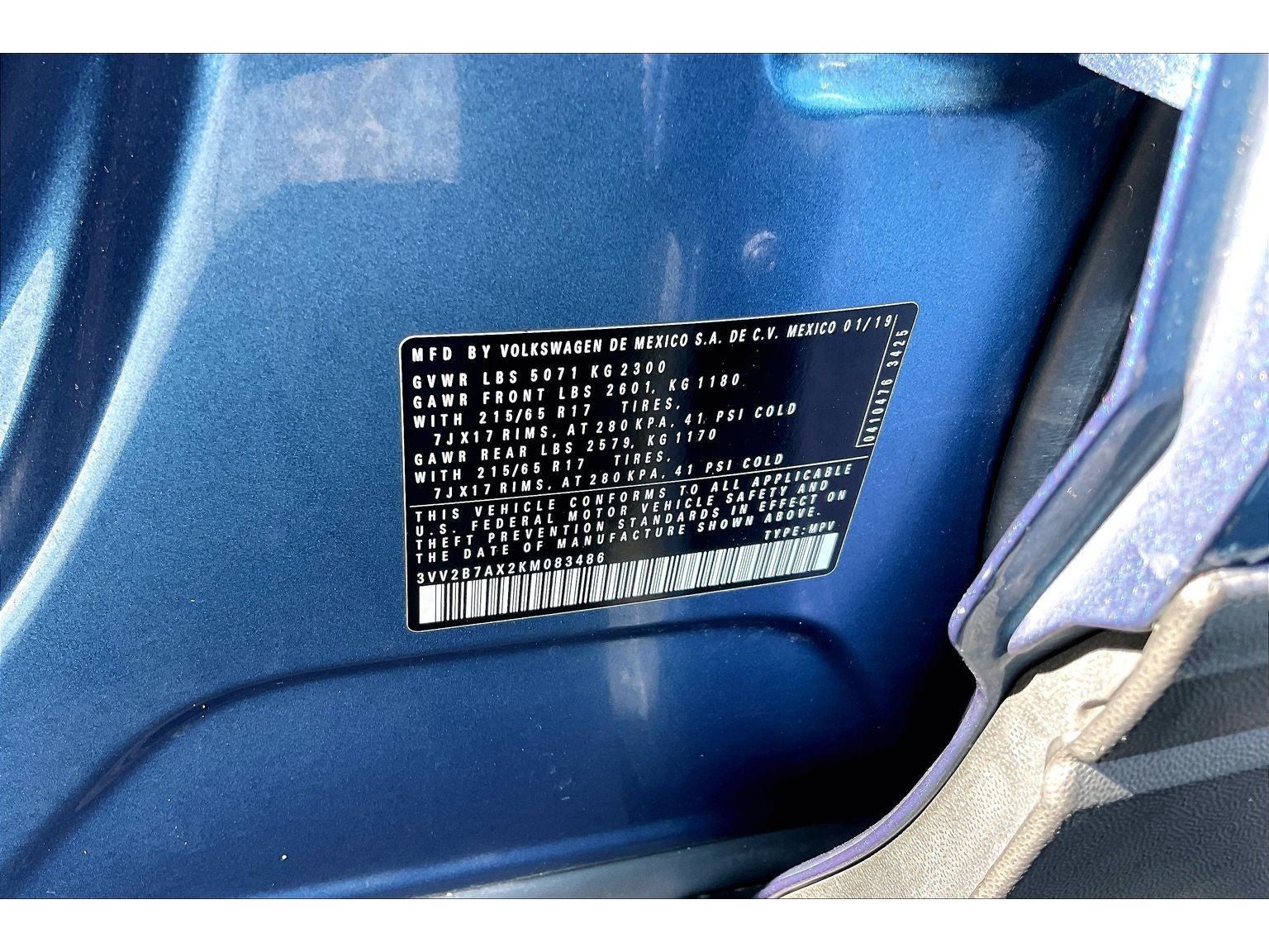 Used 2019 Volkswagen Tiguan SE AWD/4WD image 35