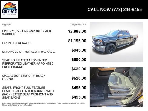 Used 2018 Chevrolet Silverado 1500 LTZ w/ LTZ Plus Package RWD image 5
