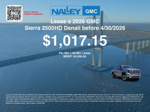 New 2026 GMC Sierra 2500 Denali w/ Denali Reserve Package AWD/4WD image 3