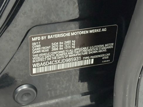 Used 2018 BMW 650i Gran Coupe image 52