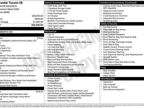 Certified 2025 Hyundai Tucson SE AWD/4WD image 27