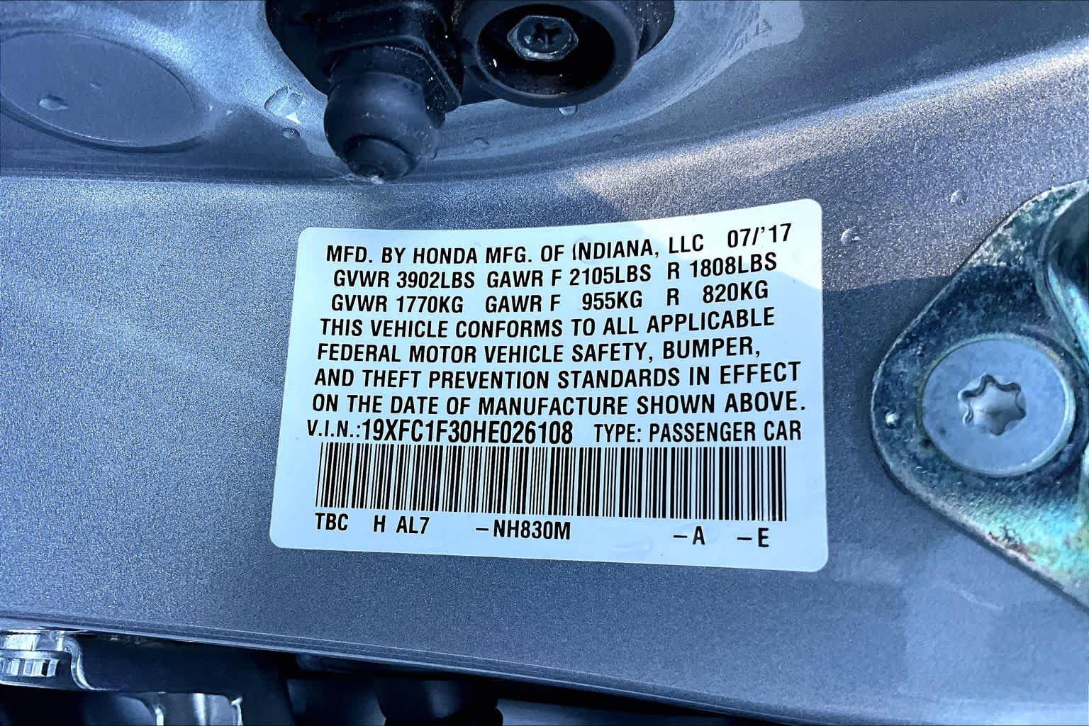 Used 2017 Honda Civic EX-T image 34