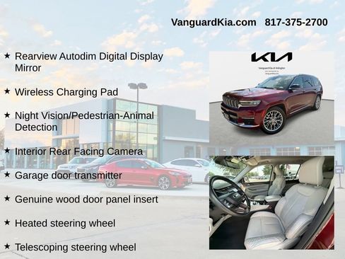Used 2022 Jeep Grand Cherokee L Summit w/ Advanced Protech Group IV AWD/4WD image 24