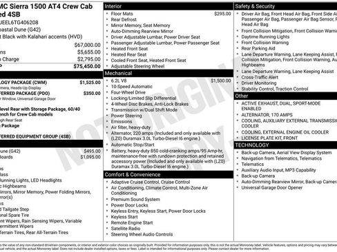 New 2026 GMC Sierra 1500 AT4 w/ Technology Package AWD/4WD image 6