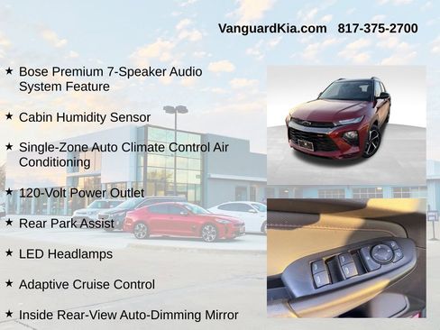 Used 2021 Chevrolet TrailBlazer RS w/ Technology Package image 12