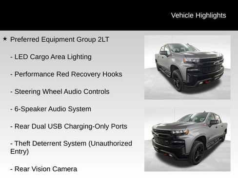 Used 2021 Chevrolet Silverado 1500 LT Trail Boss w/ LPO, Dark Essentials Package AWD/4WD image 25