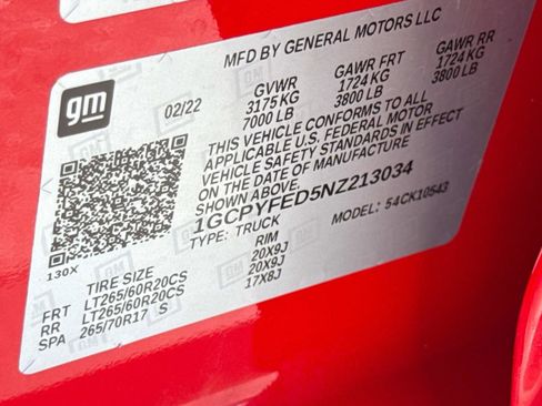 Used 2022 Chevrolet Silverado 1500 LT Trail Boss w/ Safety Package image 27