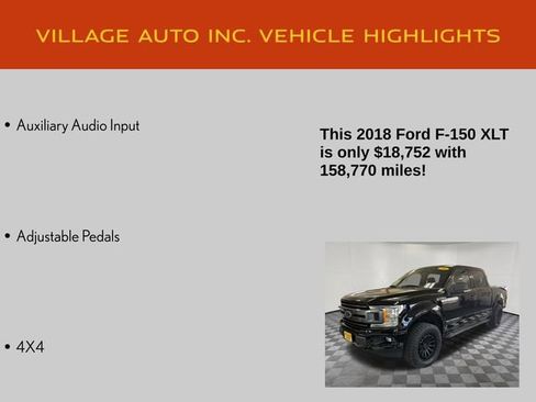 Used 2018 Ford F150 XLT w/ Equipment Group 302A Luxury image 21