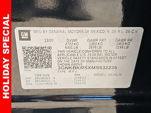 Used 2021 Chevrolet Blazer RS w/ Enhanced Convenience Package image 43