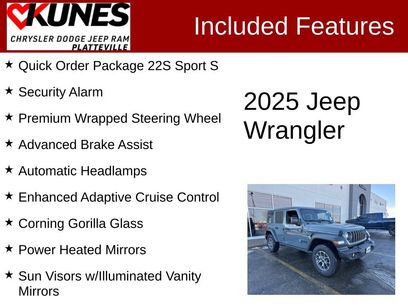 New 2025 Jeep Wrangler Unlimited Sport