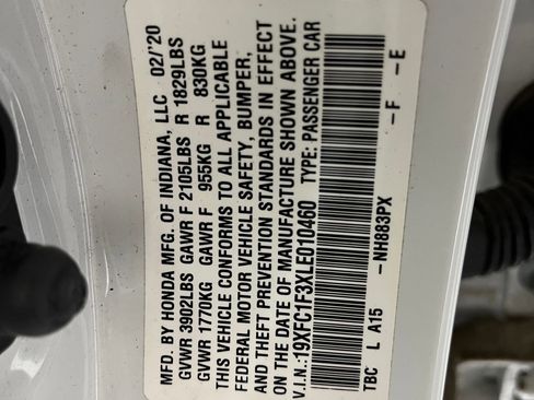 Certified 2020 Honda Civic EX image 18