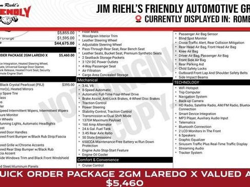 Used 2022 Jeep Grand Cherokee Laredo X AWD/4WD image 1