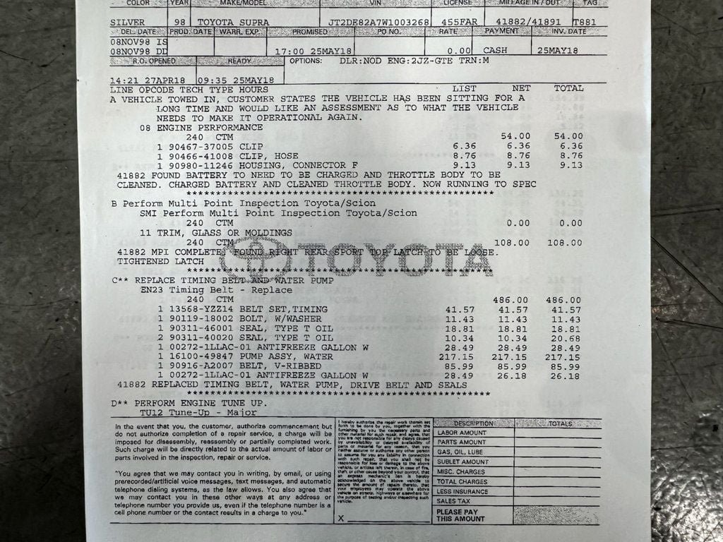 Used 1998 Toyota Supra Turbo RWD image 92