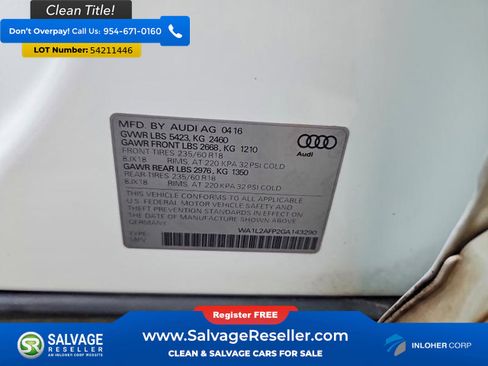 Used 2016 Audi Q5 2.0T Premium Plus w/ Technology Package AWD/4WD image 16