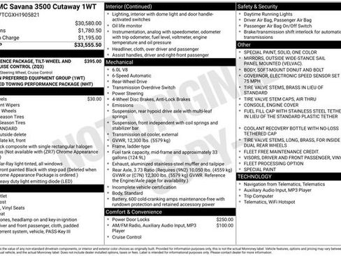 Used 2017 GMC Savana 3500 Extended image 6