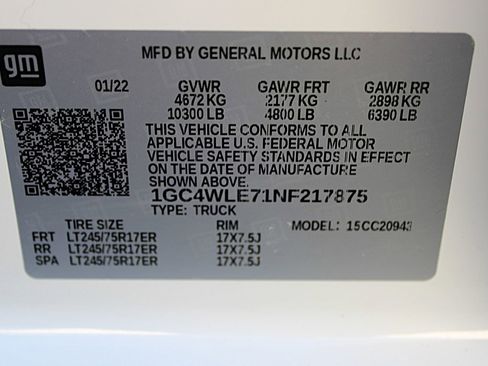 Used 2022 Chevrolet Silverado 2500 W/T w/ WT Convenience Package RWD image 37