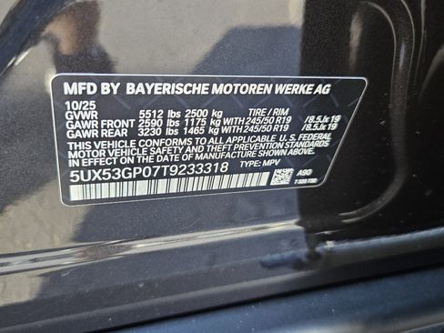 New 2026 BMW X3 xDrive30 w/ Convenience Package image 23