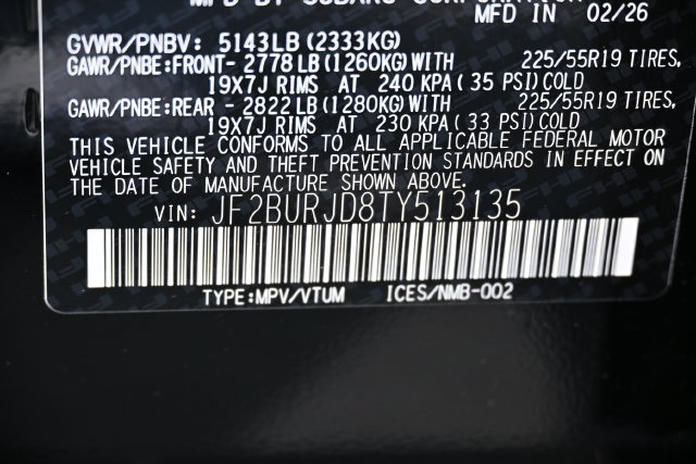 New 2026 Subaru Outback Touring XT AWD/4WD image 20
