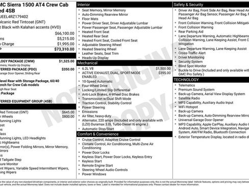 Used 2024 GMC Sierra 1500 AT4 w/ Technology Package AWD/4WD image 37