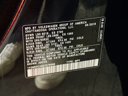 Used 2019 Volkswagen Atlas SEL AWD/4WD image 34