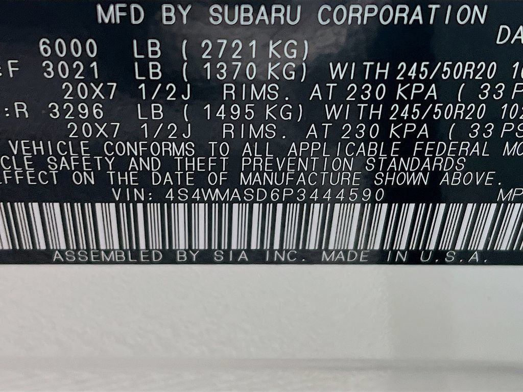 Used 2023 Subaru Ascent Limited AWD/4WD image 29