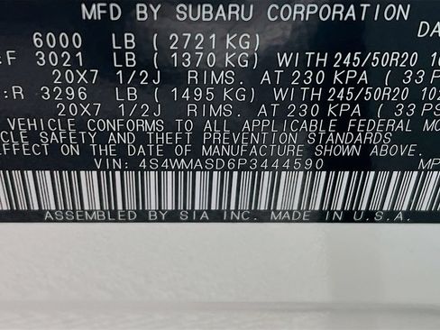 Used 2023 Subaru Ascent Limited AWD/4WD image 29