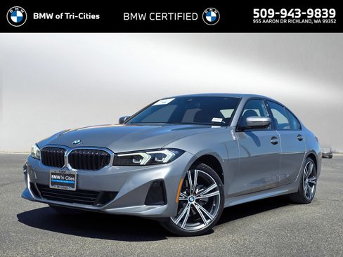 Certified 2023 BMW 330i xDrive Sedan w/ Premium Package AWD/4WD image 1