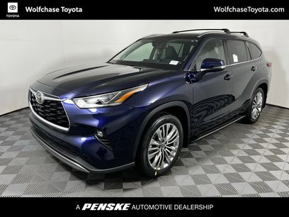 New 2026 Toyota Highlander Platinum