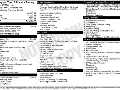 Used 2015 Chrysler Town & Country Touring w/ Driver Convenience Group FWD image 32