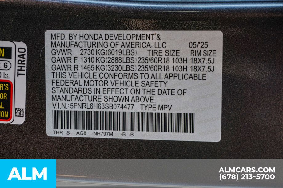Used 2025 Honda Odyssey EX-L image 60
