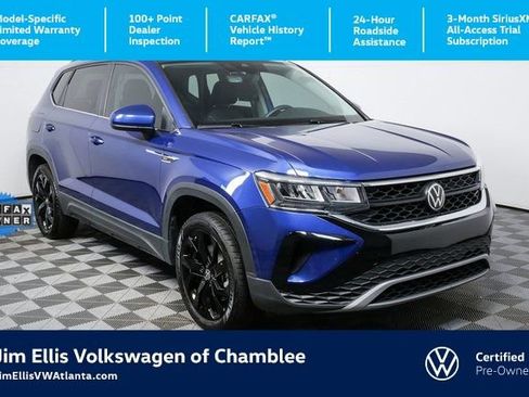 Certified 2023 Volkswagen Taos SE w/ Black Wheel Package image 1