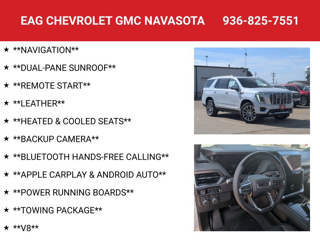 New 2027 GMC Yukon Denali w/ Sun & Power Step Package AWD/4WD image 4