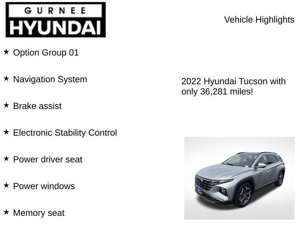 Certified 2022 Hyundai Tucson Limited FWD image 7