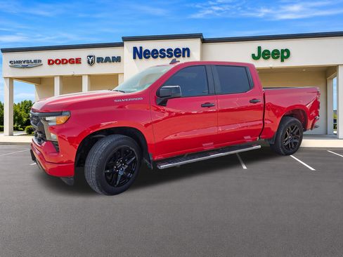 Used 2024 Chevrolet Silverado 1500 Custom w/ LPO, Dark Essentials Package RWD image 3