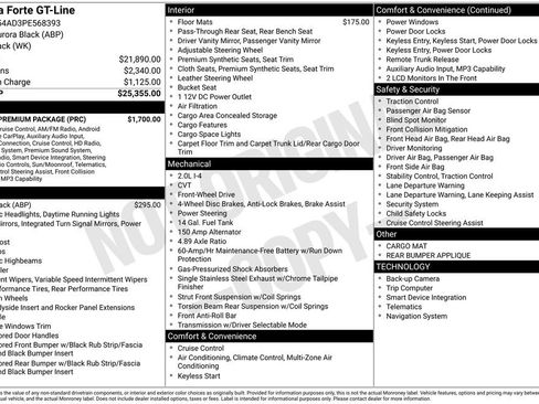 Used 2023 Kia Forte GT-Line w/ GT-Line Premium Package FWD image 17