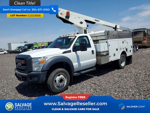 Used 2014 Ford F450 XL w/ Snow Plow Prep Package RWD image 1