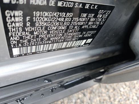 Certified 2024 Honda HR-V LX image 14