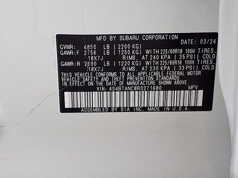 Certified 2024 Subaru Outback Limited AWD/4WD image 10