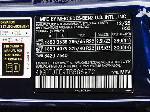 New 2026 Mercedes-Benz GLS 580 4MATIC image 28