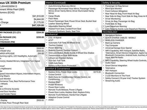 Used 2025 Lexus UX 300h AWD w/ Accessory Package (Z1) image 32
