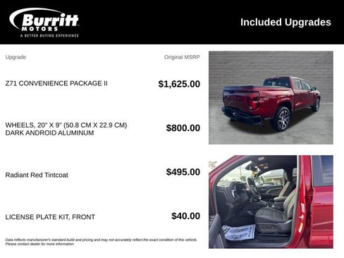 Used 2023 Chevrolet Colorado Z71 w/ Z71 Convenience Package 2 AWD/4WD image 3