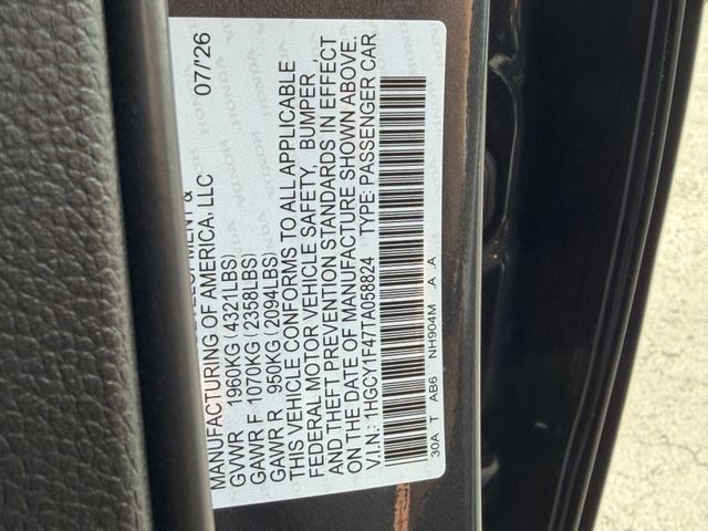 New 2026 Honda Accord SE image 32