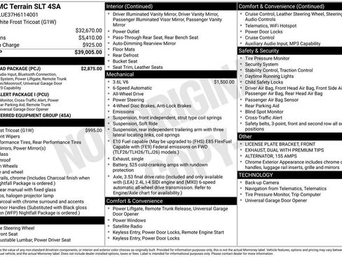 Used 2017 GMC Terrain SLT w/ Open Road Package AWD/4WD image 2
