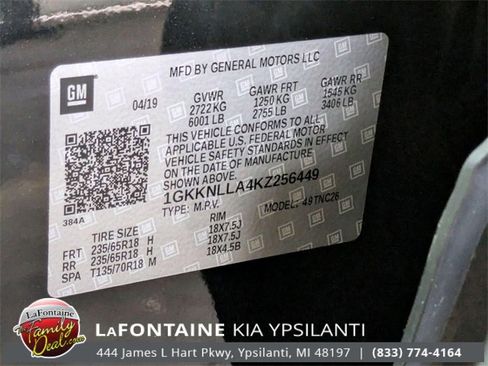 Used 2019 GMC Acadia SLE w/ Driver Alert Package I image 31