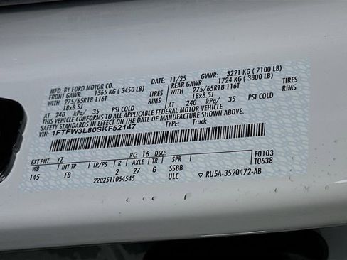 New 2025 Ford F150 XLT w/ Equipment Group 302A MID image 17