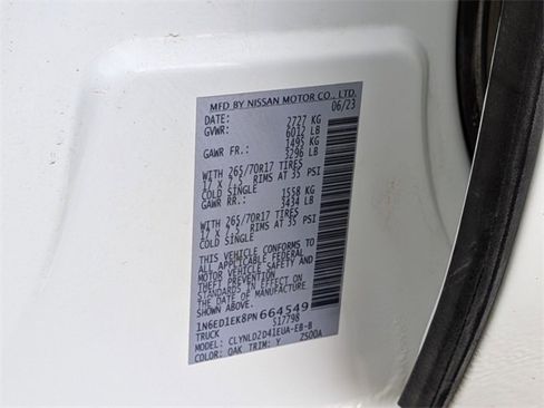 Certified 2023 Nissan Frontier PRO-4X w/ Pro-4X Premium Package image 33